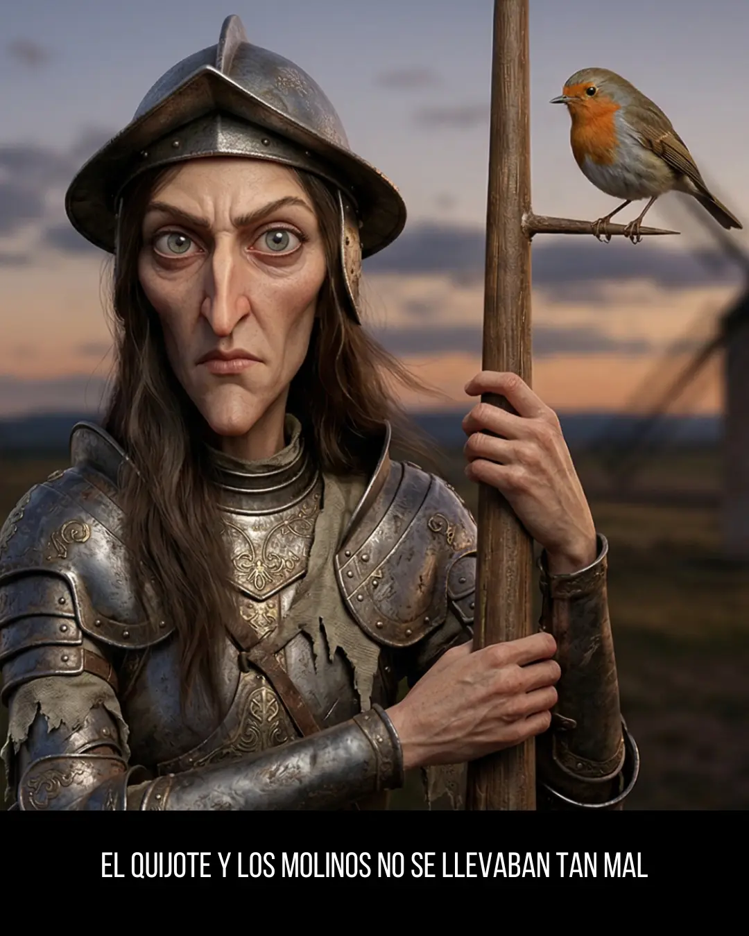 El quijote y los molinos no se llevaban tan mal