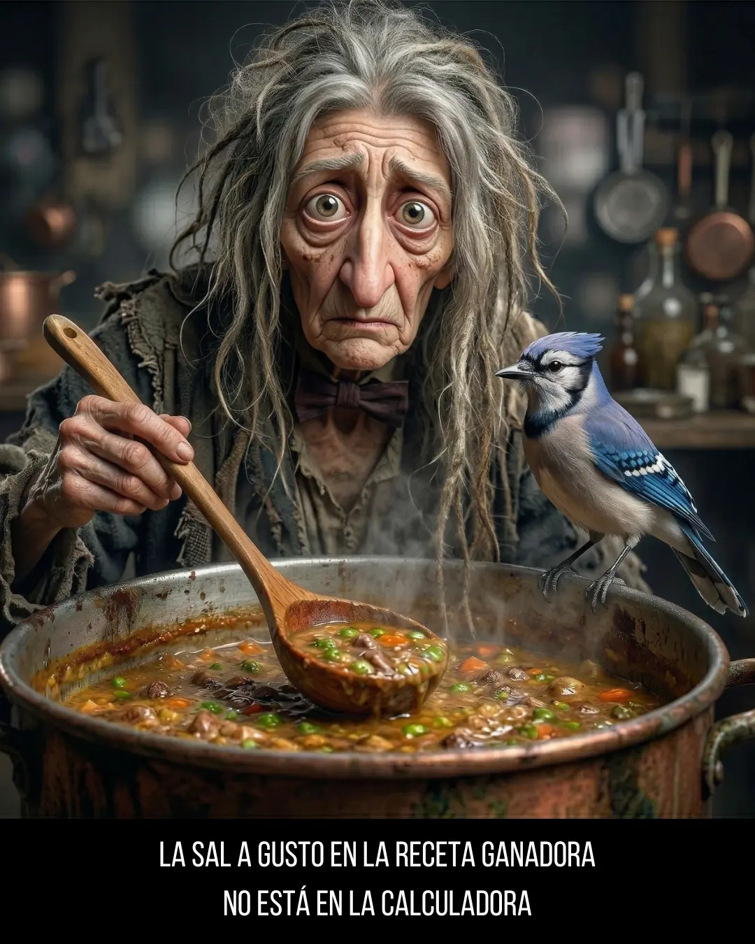 La sal a gusto en la receta ganadora no está en la calculadora