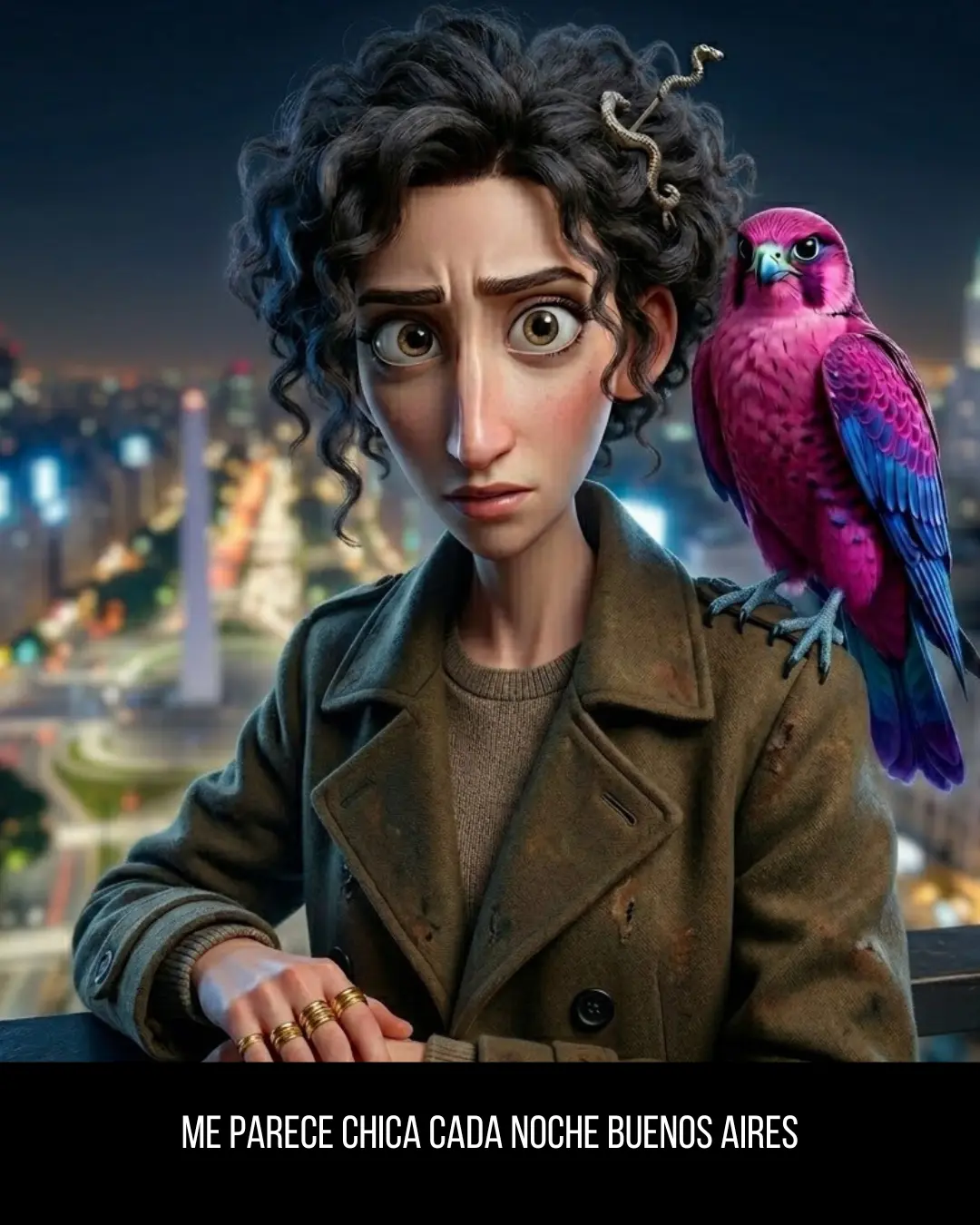 Me parece chica cada noche buenos aires
