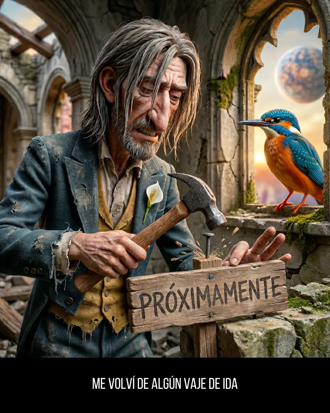 Me volví de algún viaje de ida