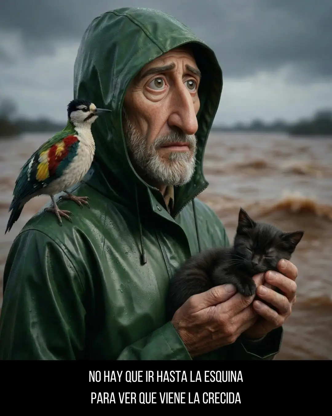No hay que ir hasta la esquina para ver que viene la crecida