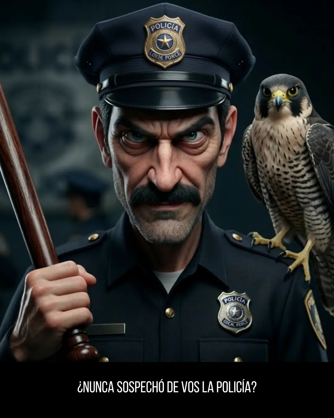 Nunca sospechó de vos la policía?