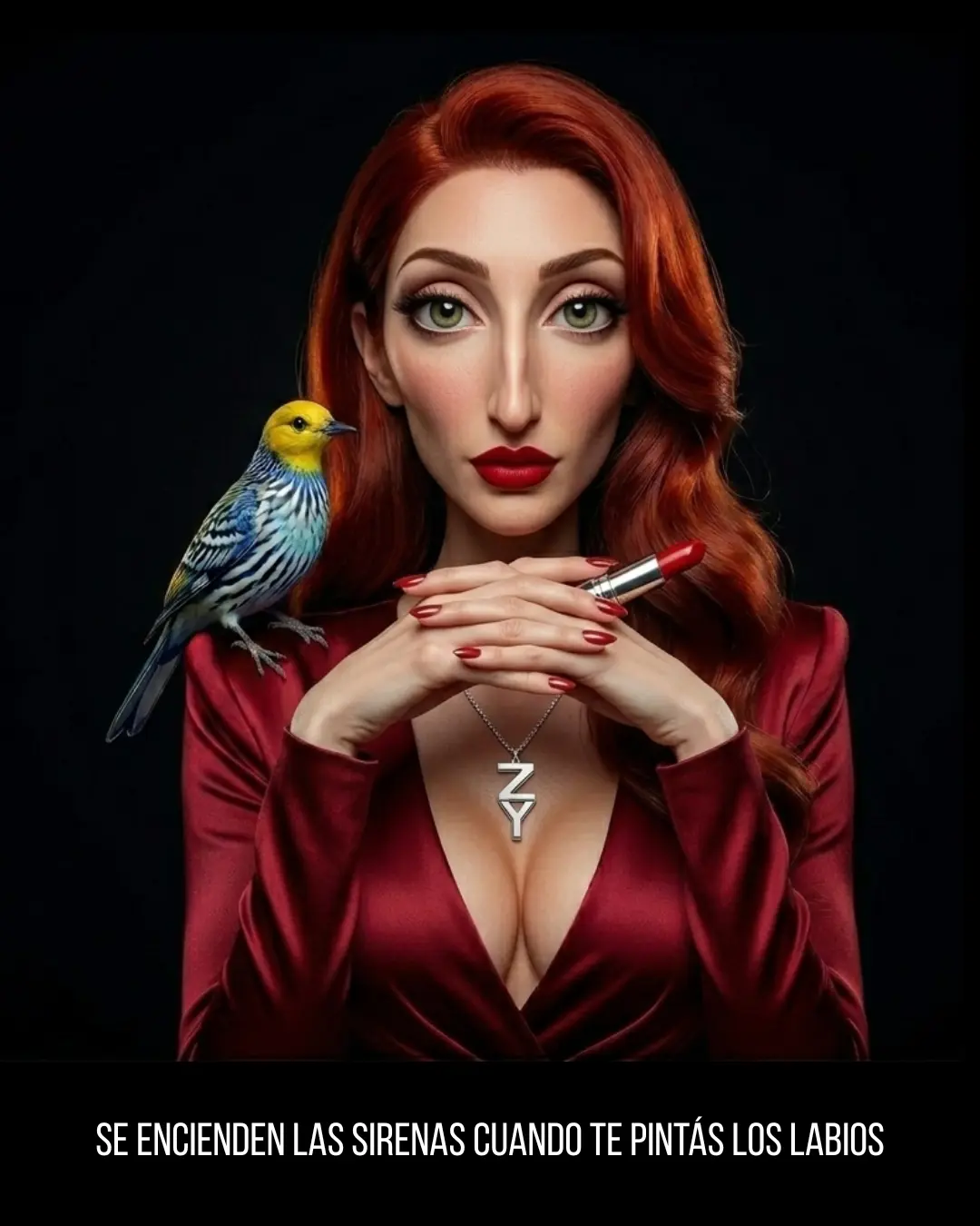 Se encienden las sirenas cuando te pintás los labios