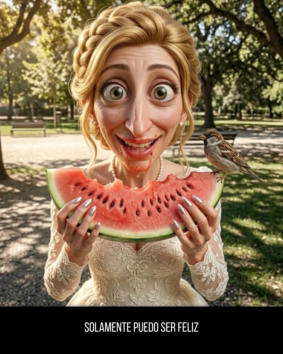 Solamente puedo ser feliz