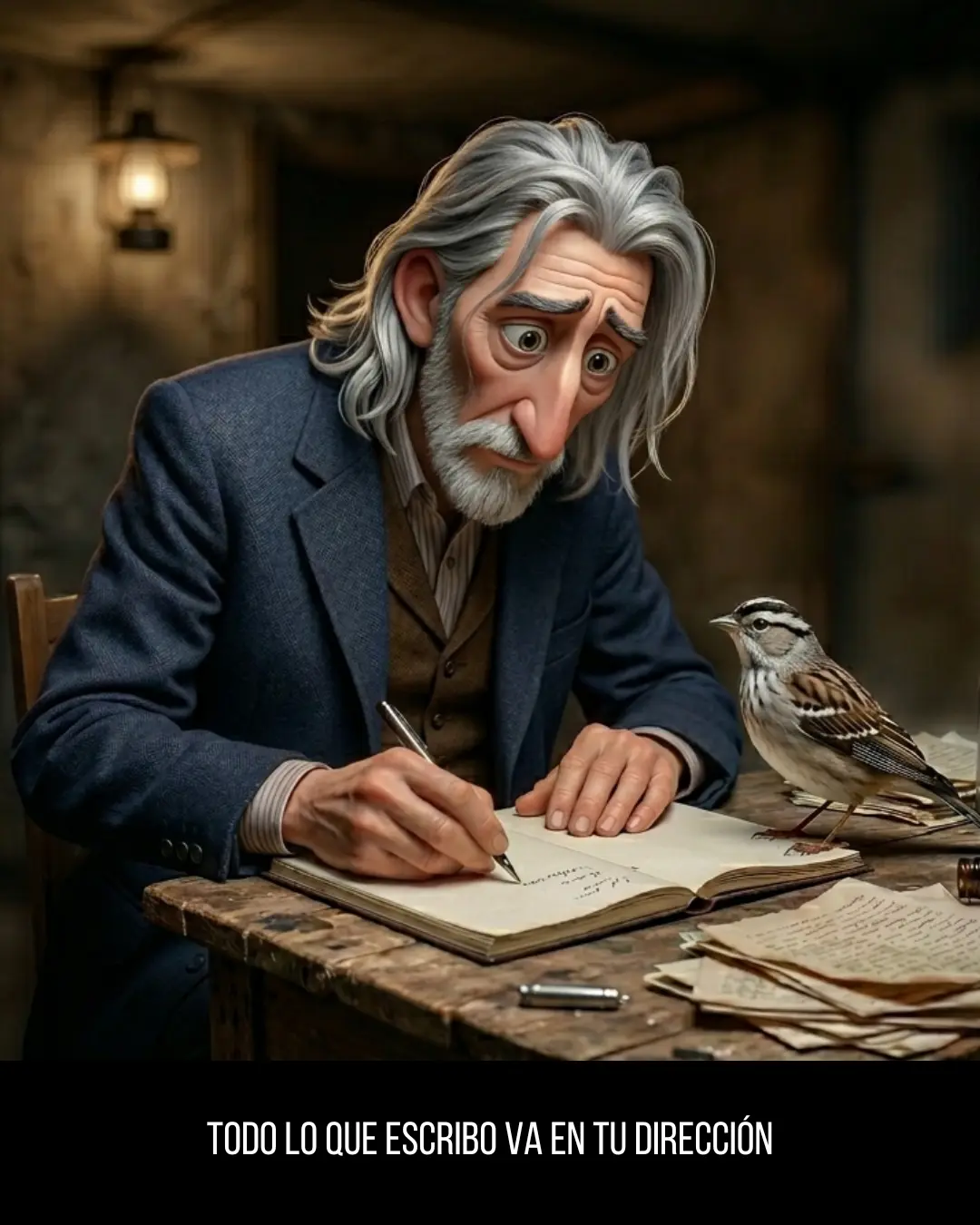 Todo lo que escribo va en tu dirección