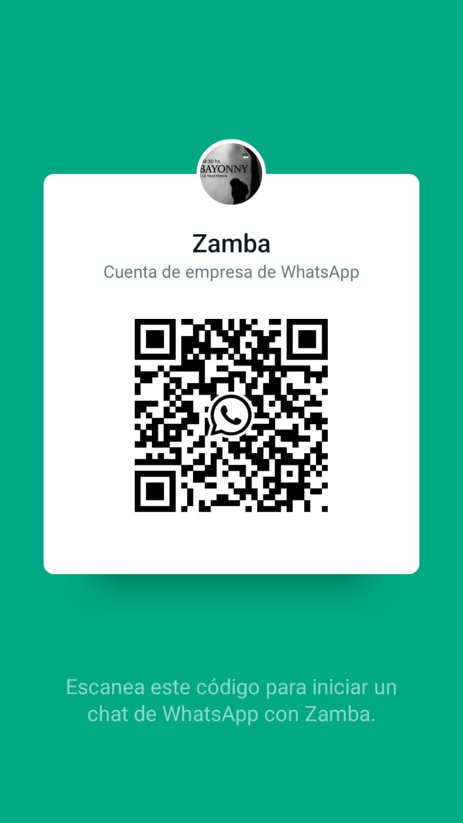 Portada de WHATSAPP DE ZAMBA